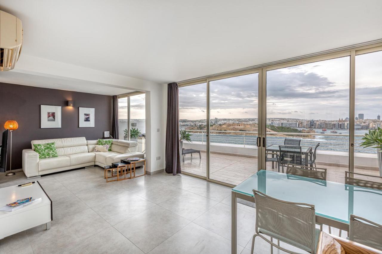 49/3 Seafront Duplex Penthouse In La Valeta Exterior foto