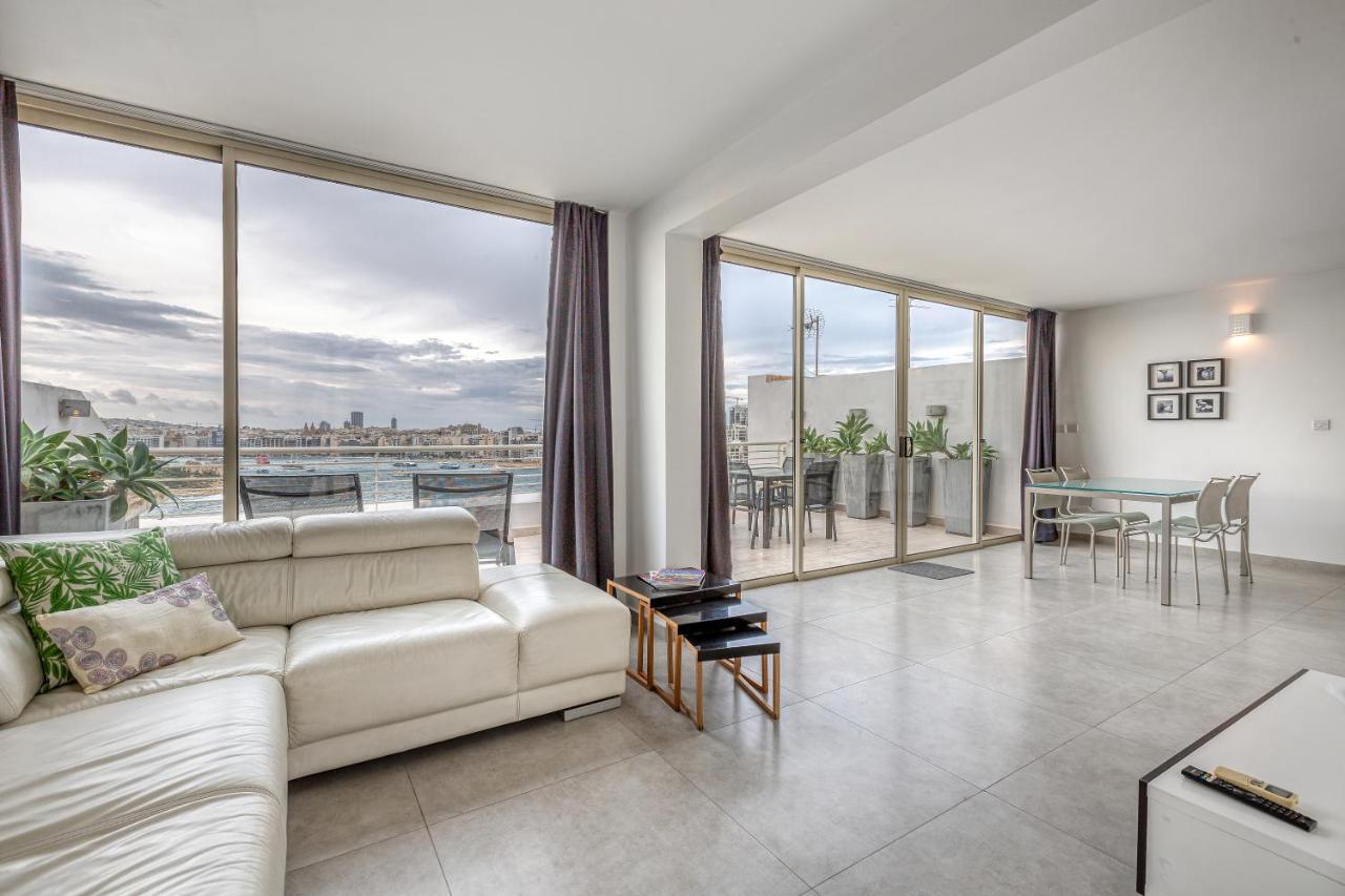 49/3 Seafront Duplex Penthouse In La Valeta Exterior foto